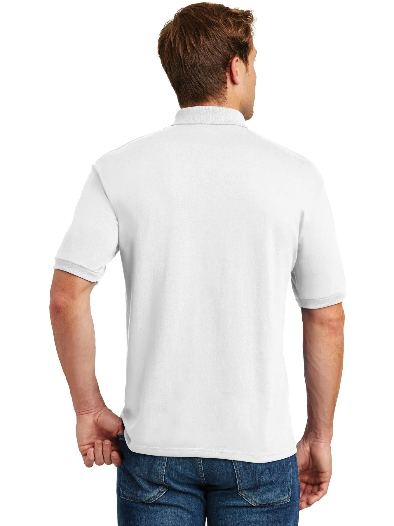 HanesEcoSmart5.2-Ounce Jersey Knit Sport Shirt