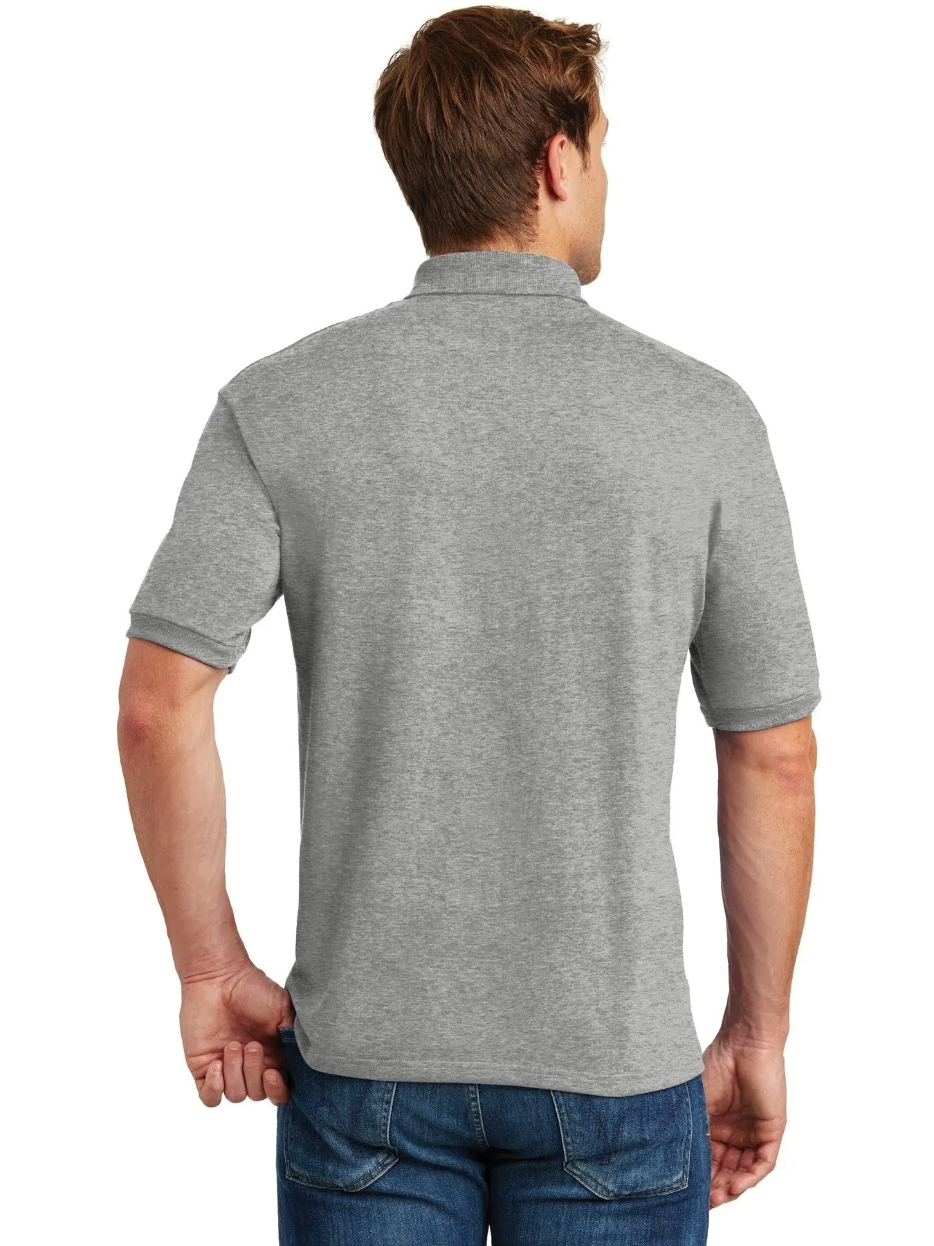 HanesEcoSmart5.2-Ounce Jersey Knit Sport Shirt