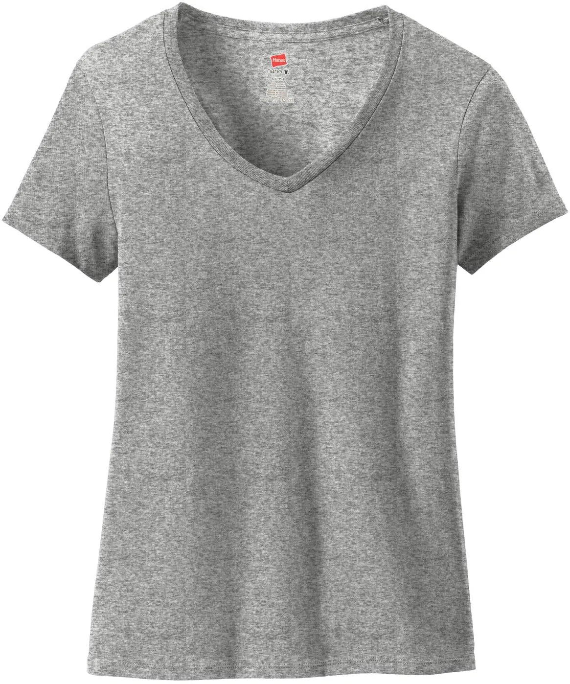 HanesLadies Nano-TCotton V-Neck T-Shirt