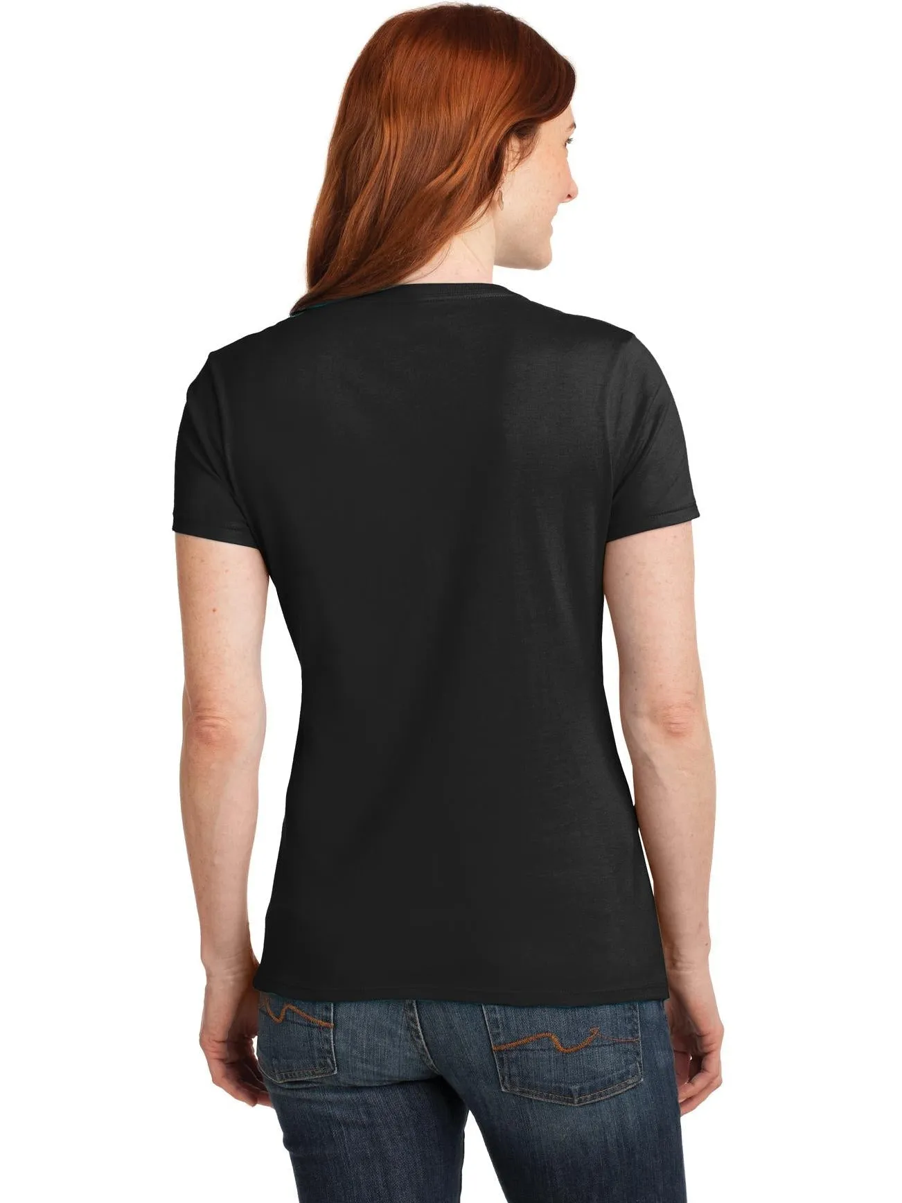 HanesLadies Nano-TCotton V-Neck T-Shirt