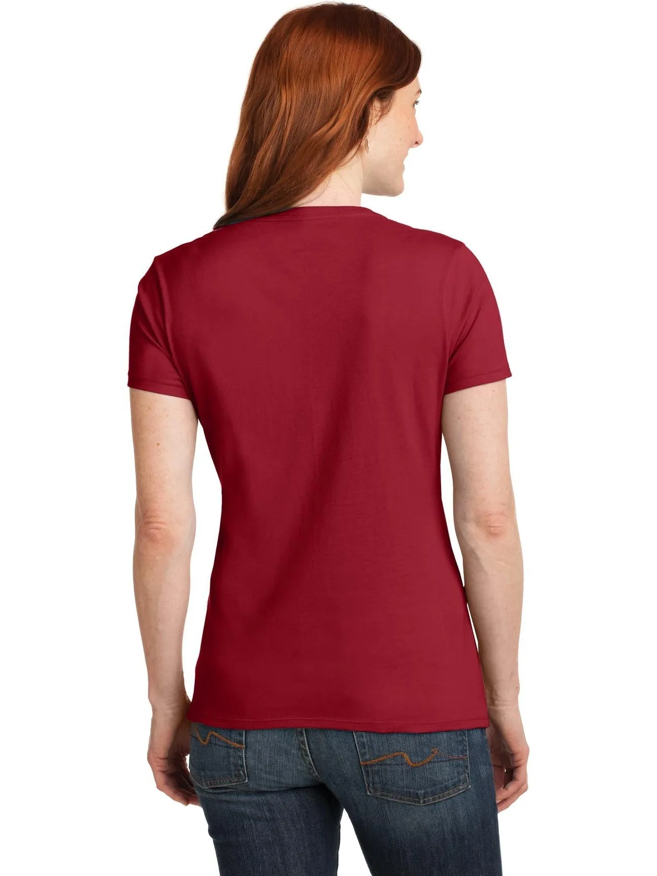 HanesLadies Nano-TCotton V-Neck T-Shirt