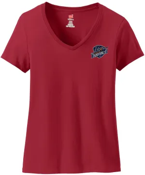 HanesLadies Nano-TCotton V-Neck T-Shirt