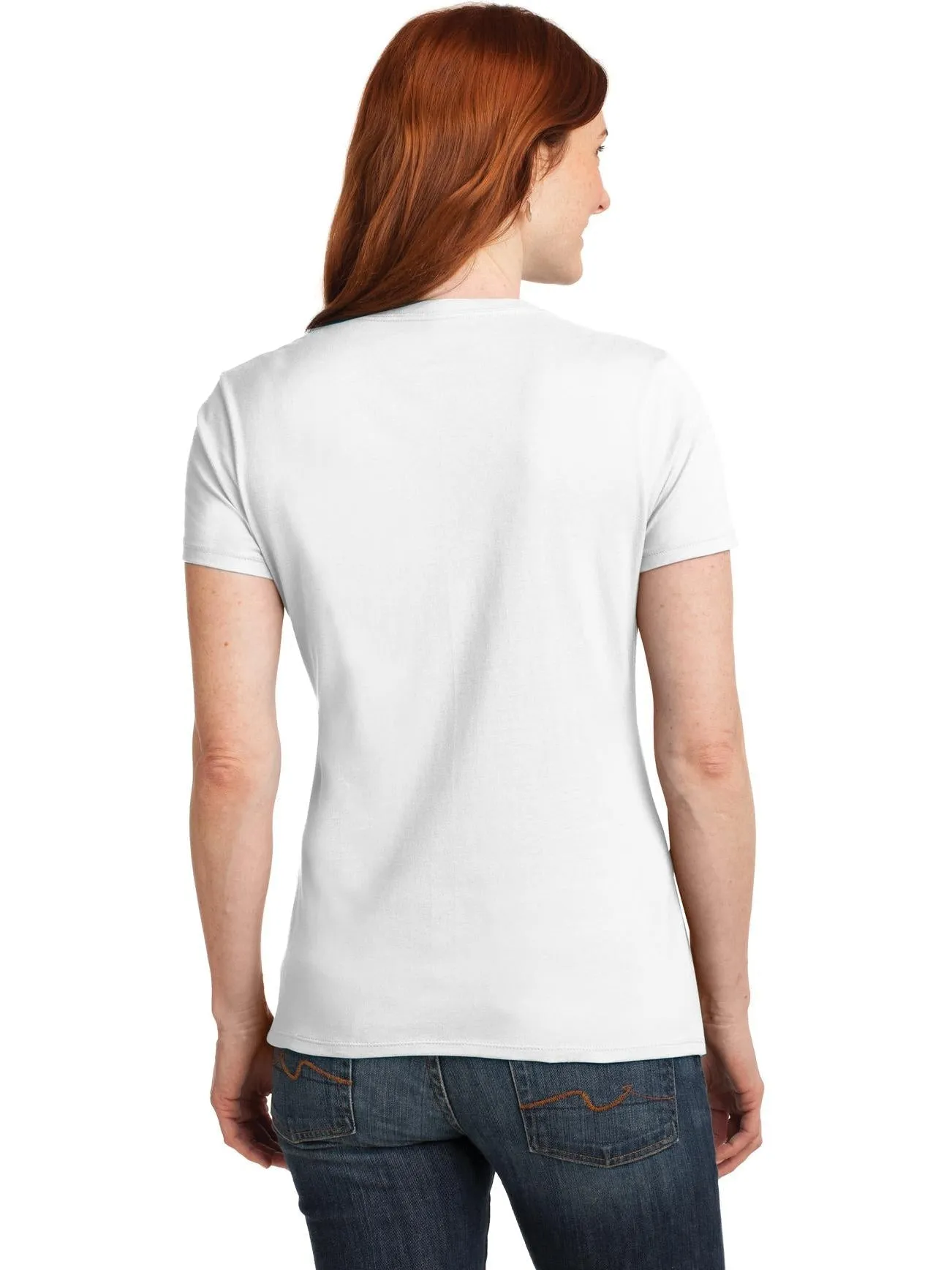 HanesLadies Nano-TCotton V-Neck T-Shirt