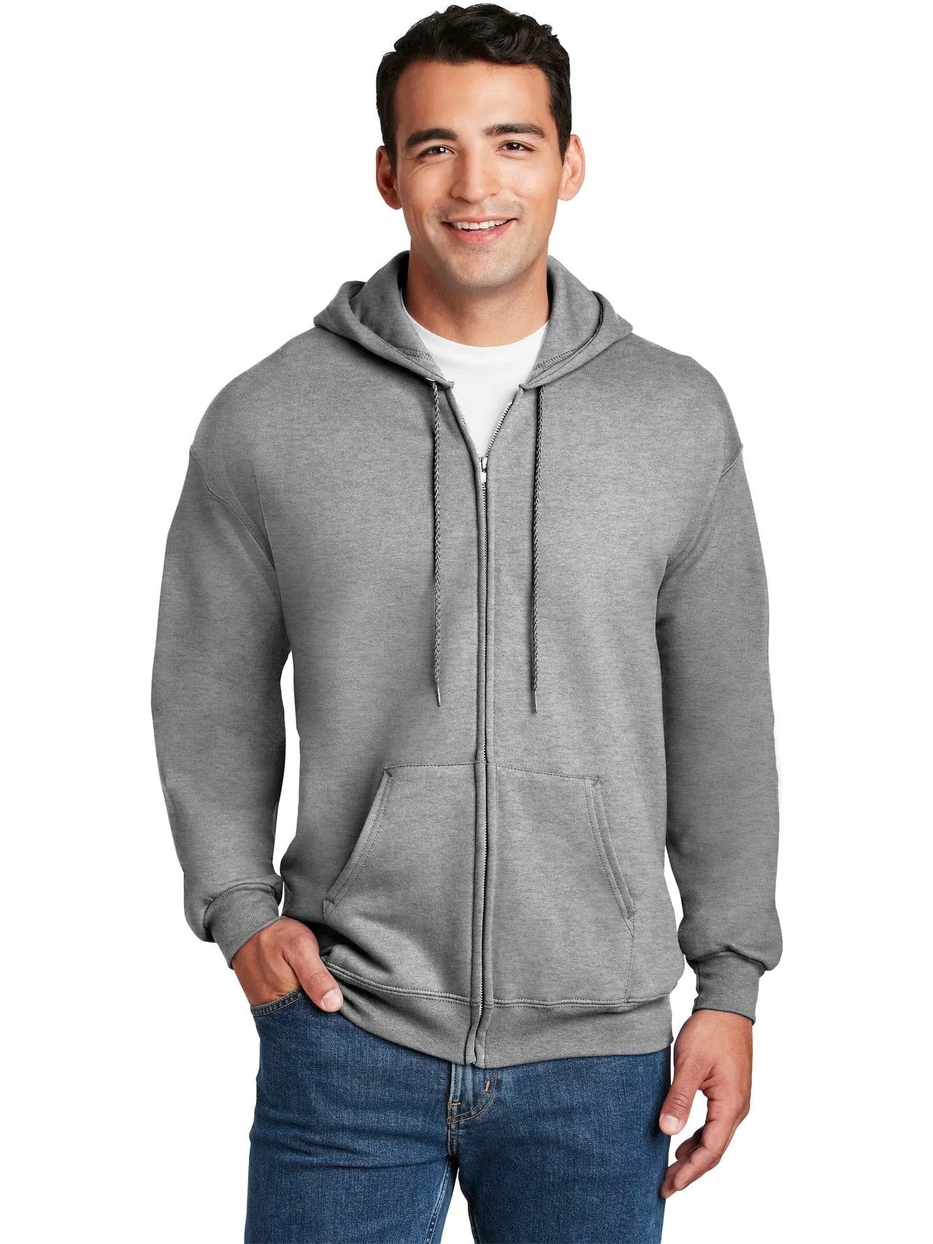 HanesUltimate CottonFull-Zip Hooded Sweatshirt