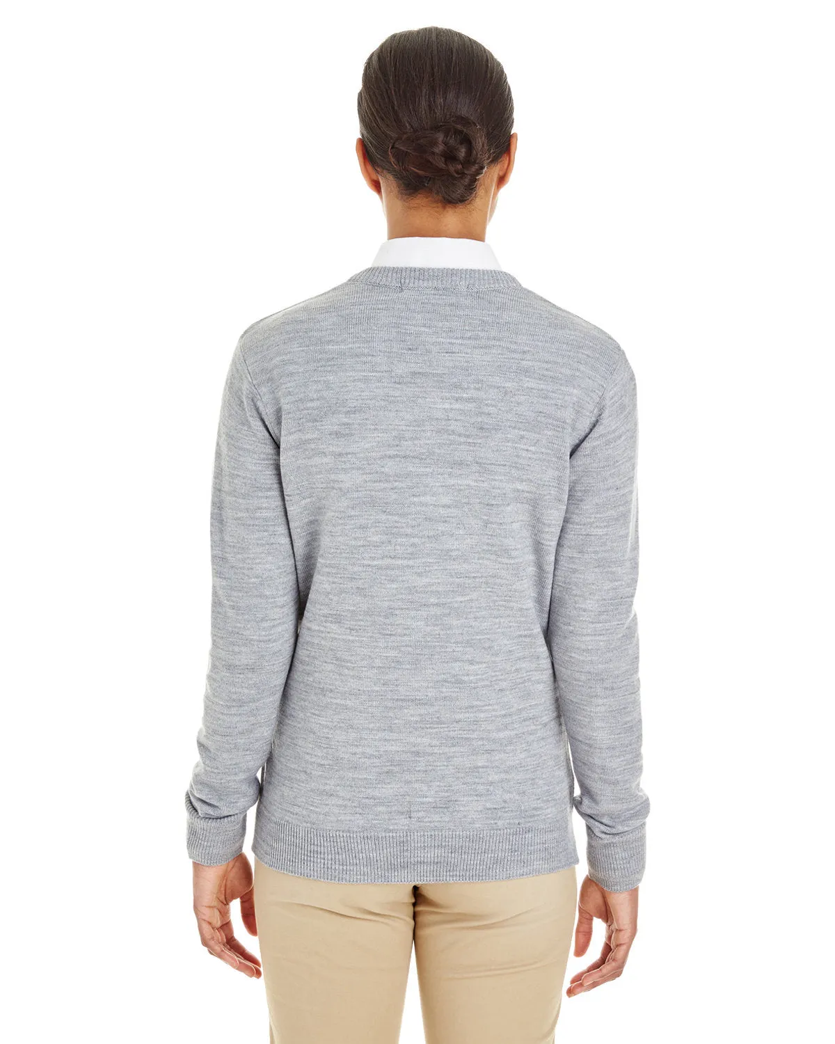 Harriton Ladies Pilbloc V-Neck Sweater