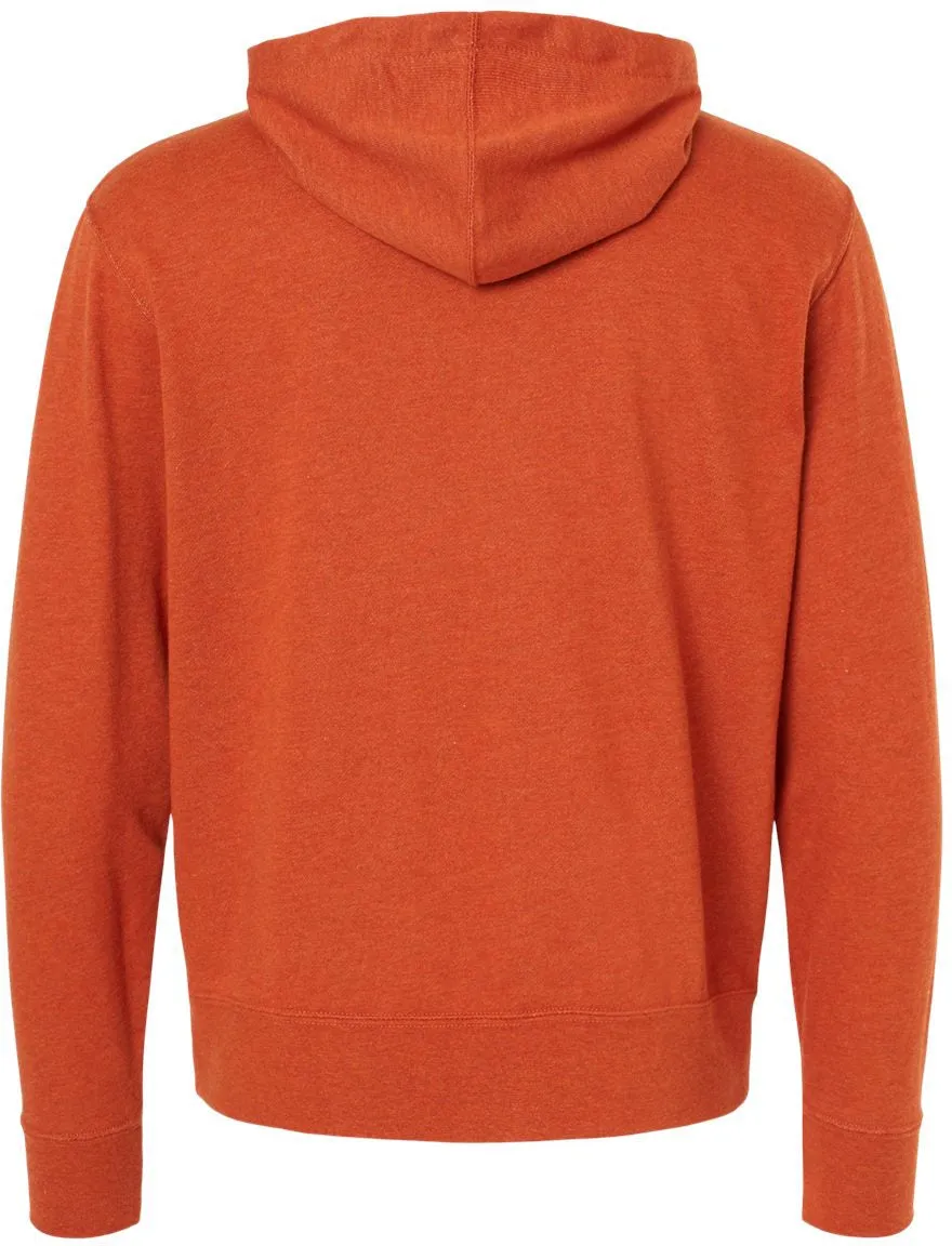 Independent Trading Co. Heathered French Terry Full-Zip Hooded Sweatshirt