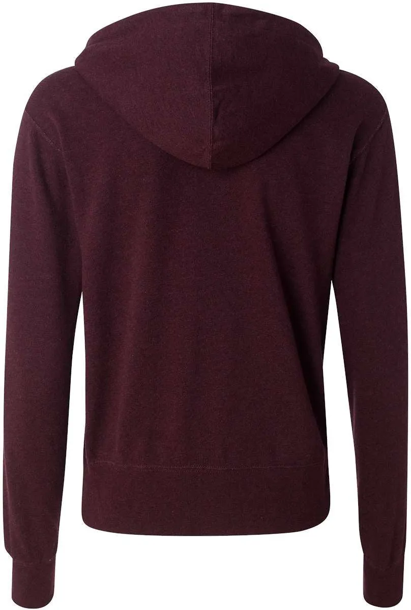 Independent Trading Co. Heathered French Terry Full-Zip Hooded Sweatshirt