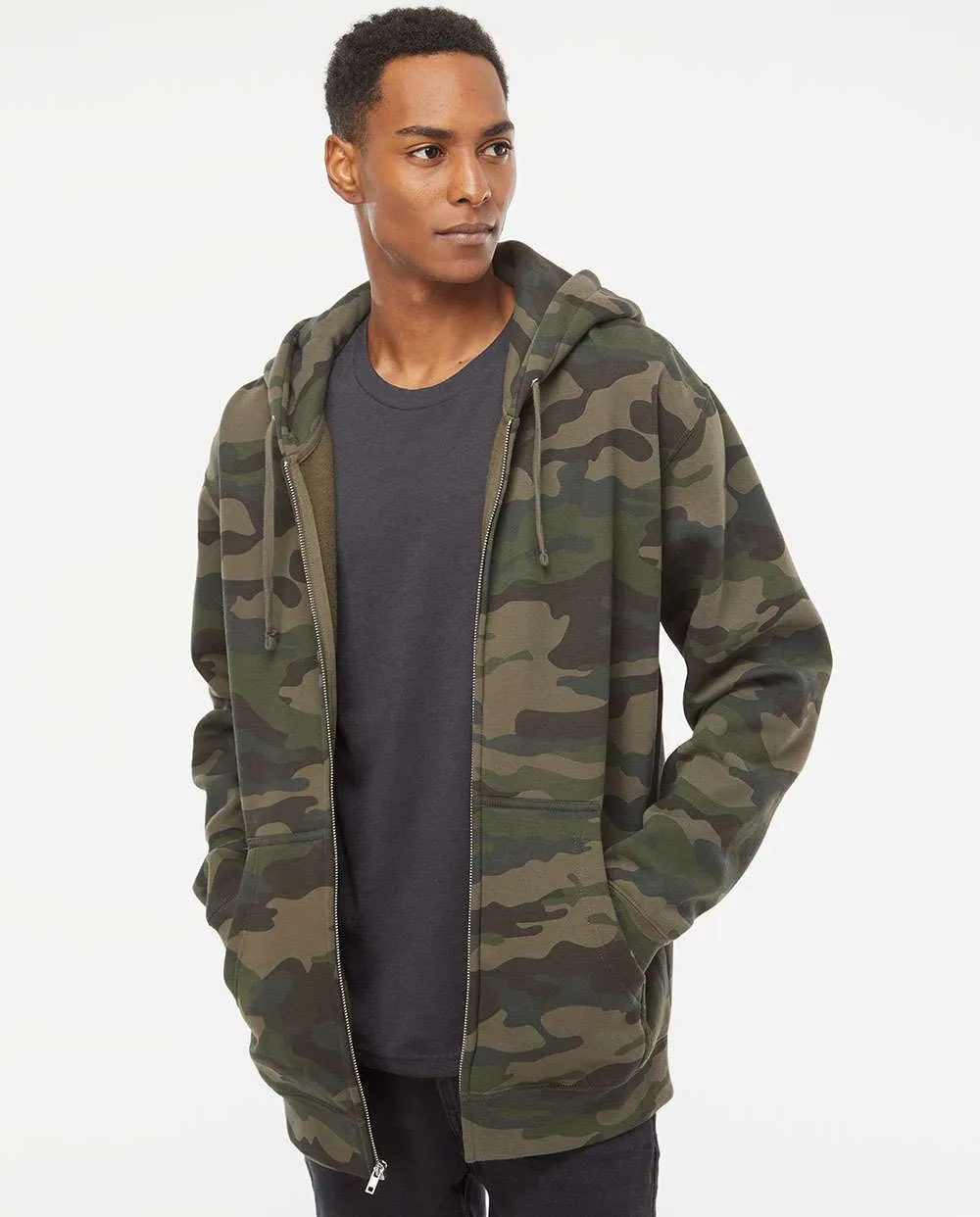 Independent Trading Co. Heavyweight Full-Zip Hooded Sweatshirt