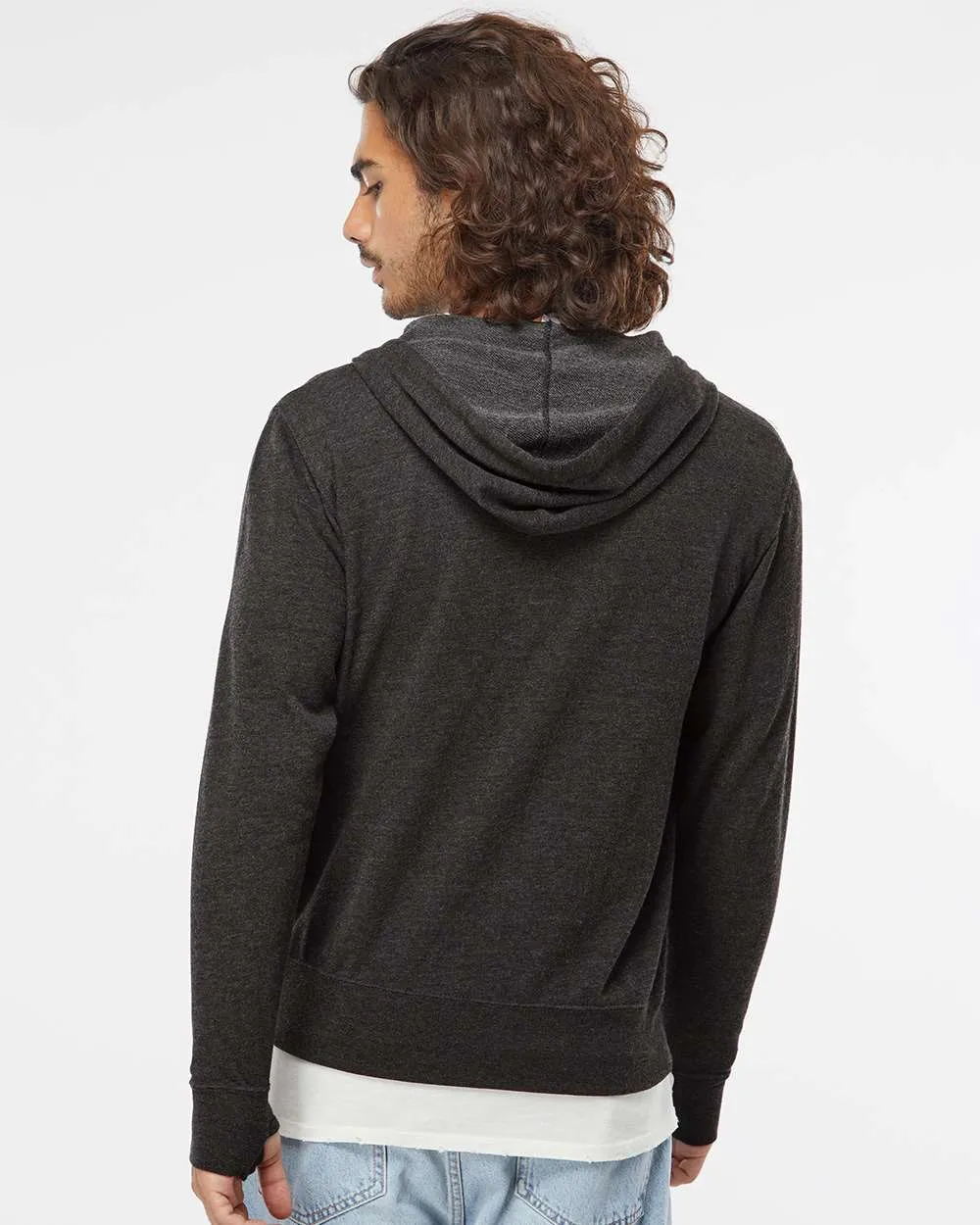 Independent Trading Co. Icon Lightweight Loopback Terry Zip Hood