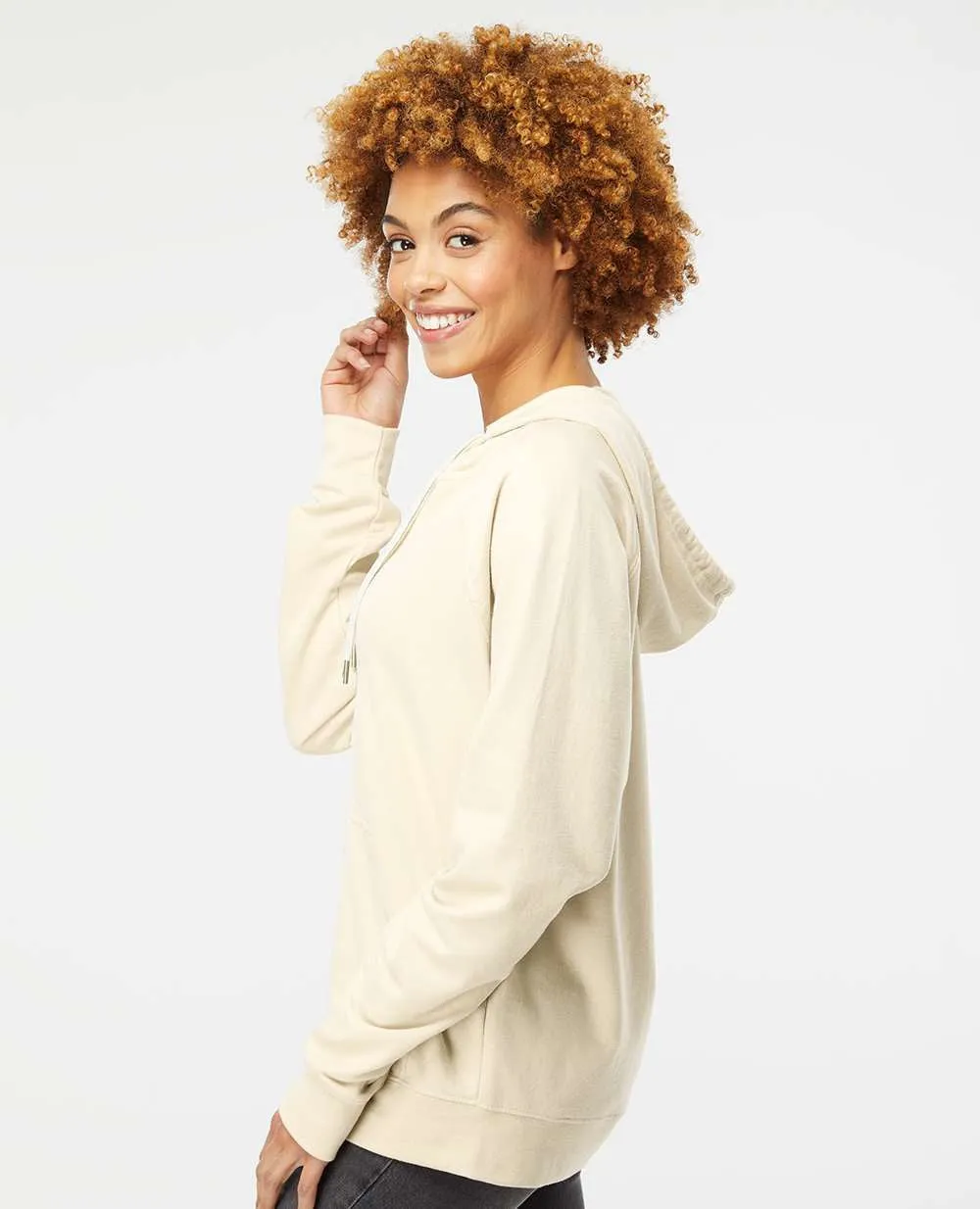 Independent Trading Co. Icon Lightweight Loopback Terry Zip Hood