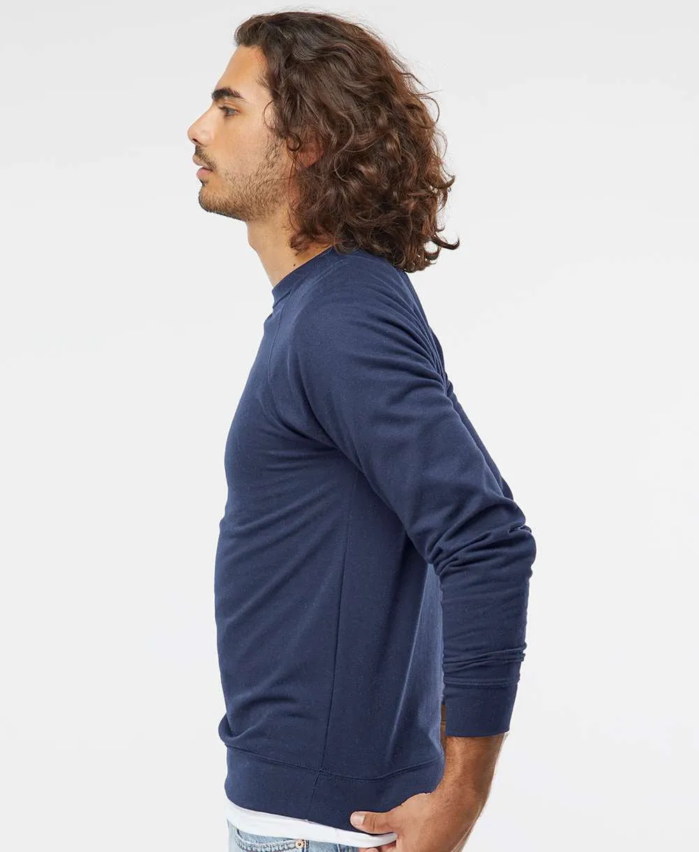 Independent Trading Co. Icon Unisex Lightweight Loopback Terry Crewneck Sweatshirt