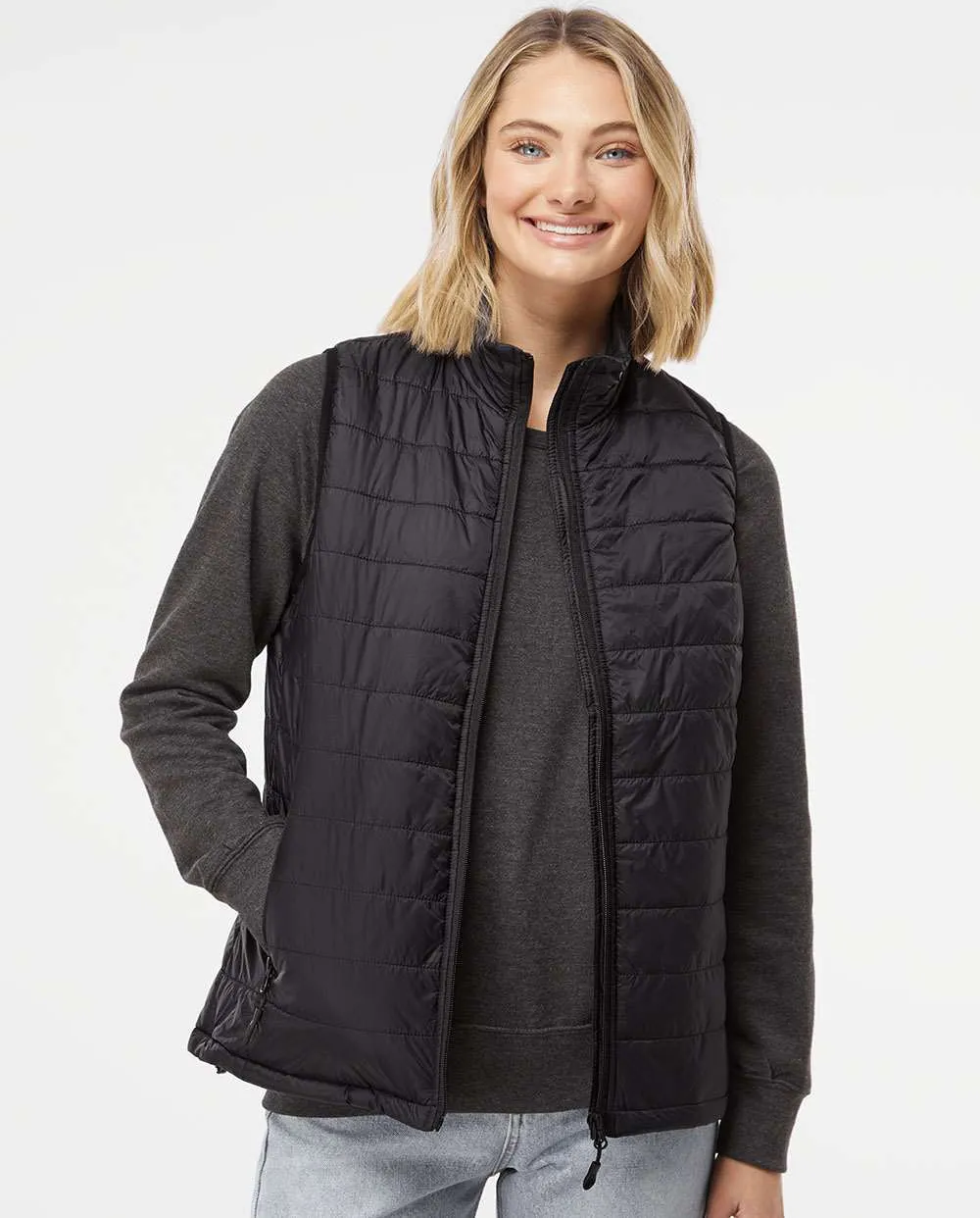 Independent Trading Co. Ladies Puffer Vest