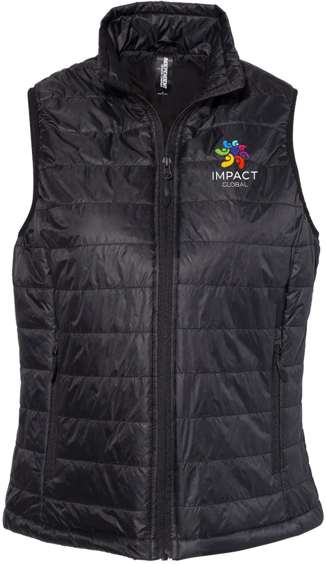 Independent Trading Co. Ladies Puffer Vest