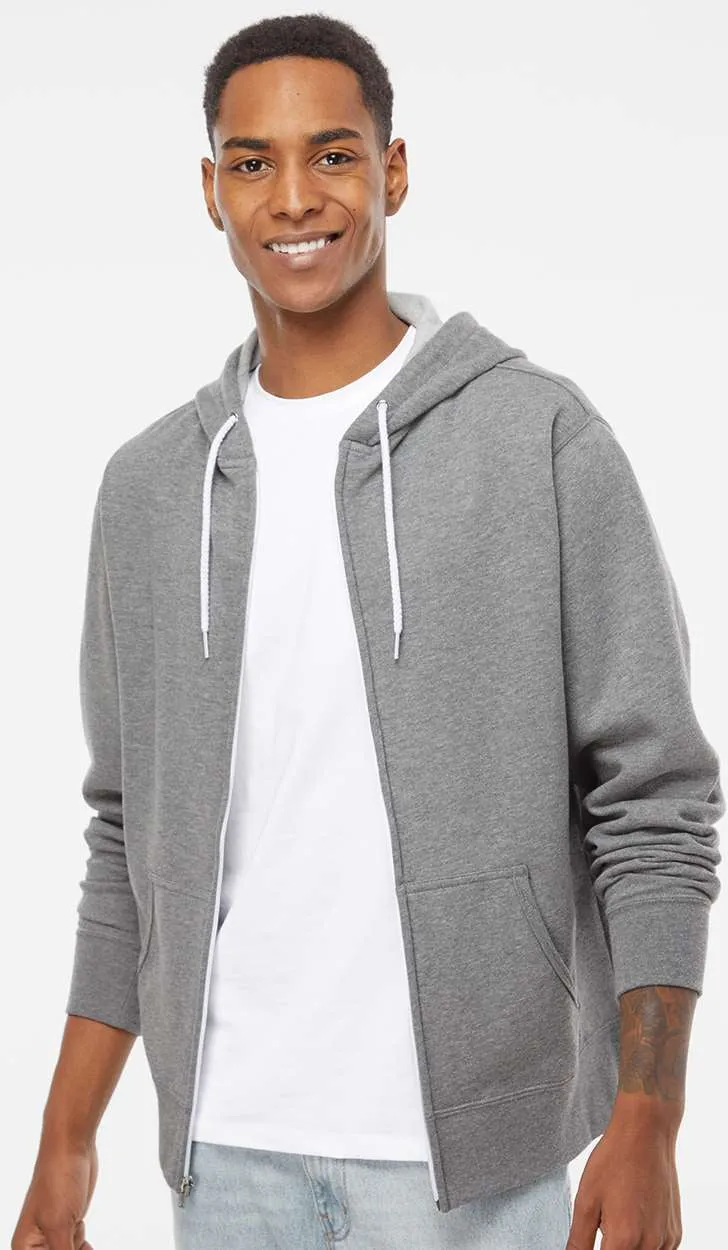 Independent Trading Co. Lightweight Full-Zip Hooded Sweatshirt