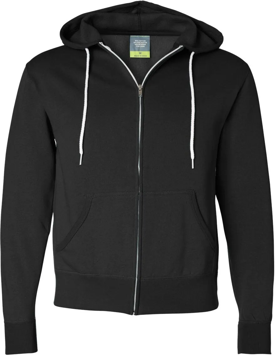 Independent Trading Co. Lightweight Full-Zip Hooded Sweatshirt