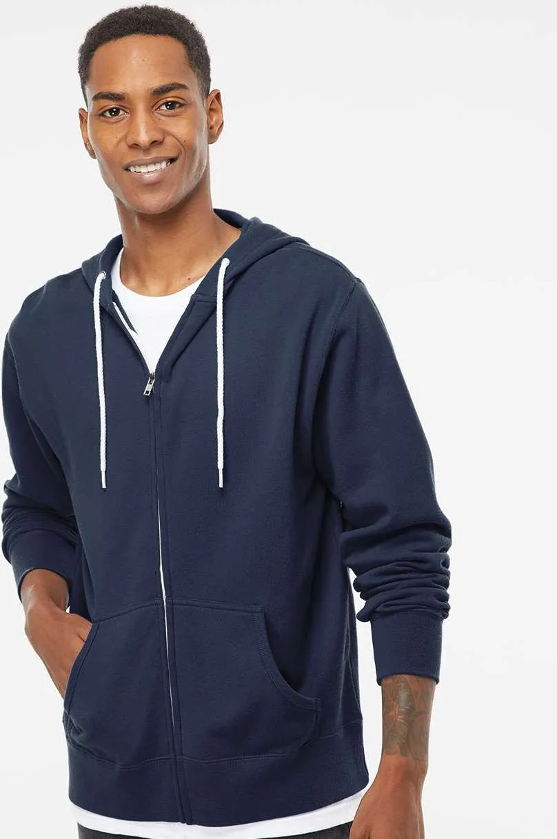 Independent Trading Co. Lightweight Full-Zip Hooded Sweatshirt
