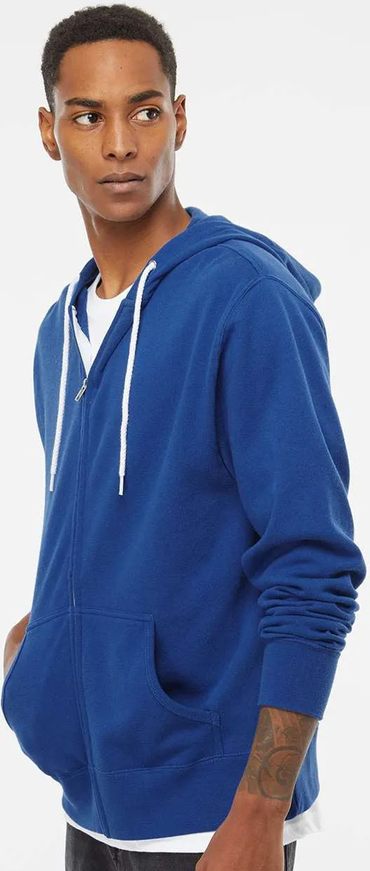 Independent Trading Co. Lightweight Full-Zip Hooded Sweatshirt