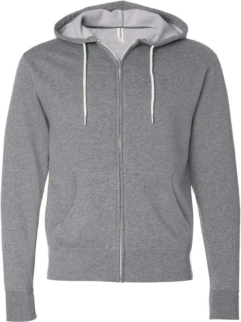 Independent Trading Co. Lightweight Full-Zip Hooded Sweatshirt