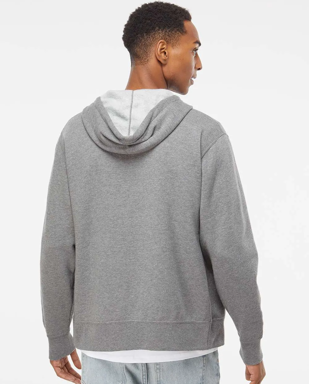 Independent Trading Co. Lightweight Full-Zip Hooded Sweatshirt