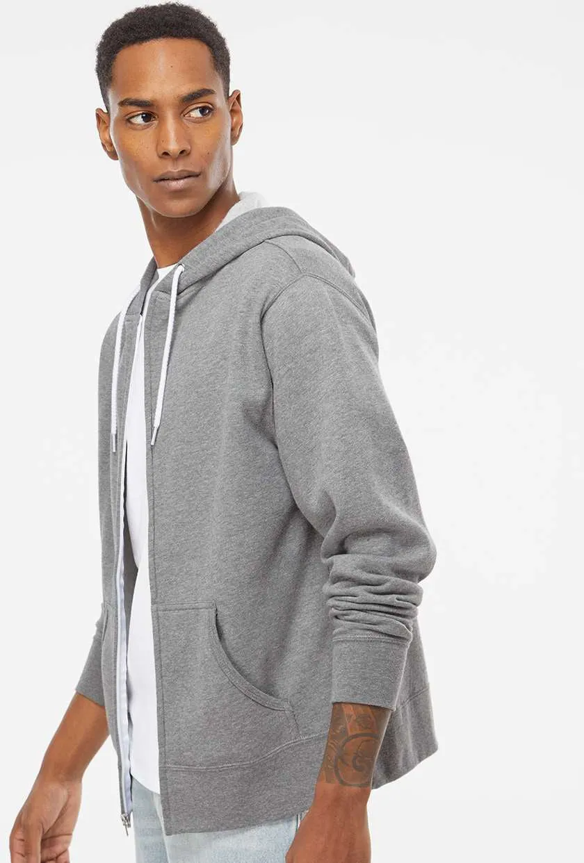 Independent Trading Co. Lightweight Full-Zip Hooded Sweatshirt