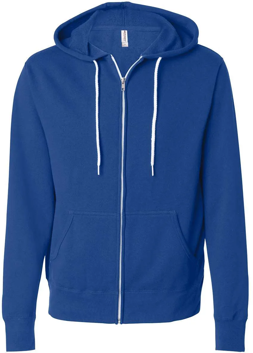 Independent Trading Co. Lightweight Full-Zip Hooded Sweatshirt