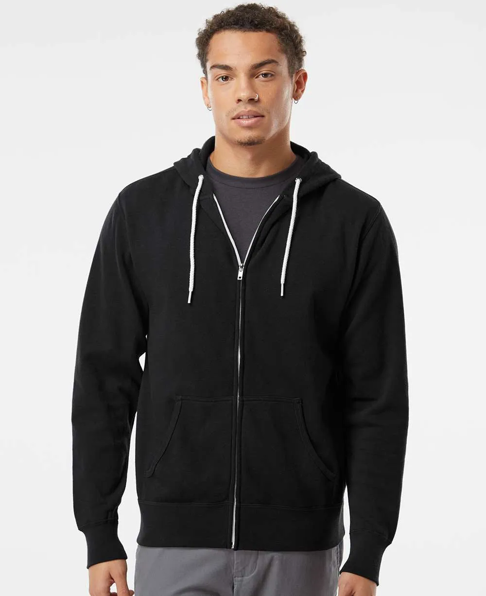 Independent Trading Co. Lightweight Full-Zip Hooded Sweatshirt
