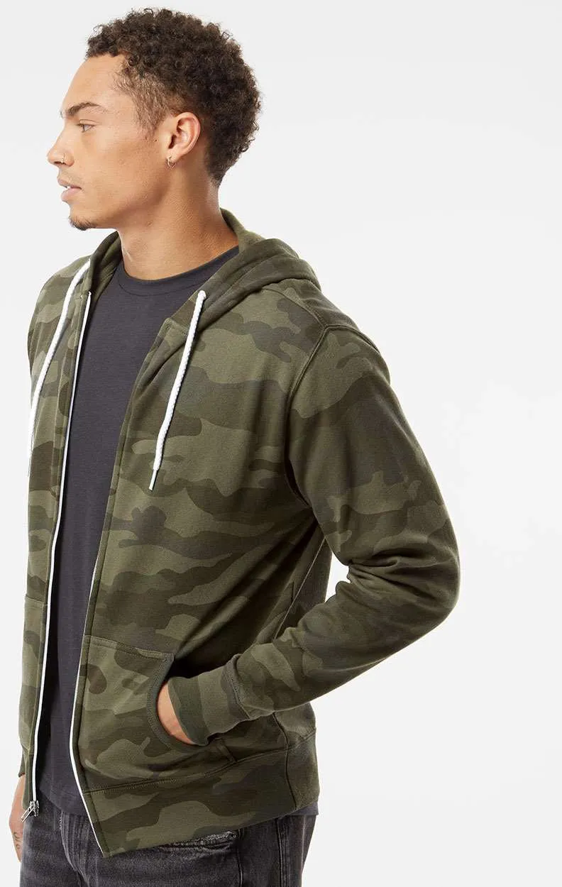 Independent Trading Co. Lightweight Full-Zip Hooded Sweatshirt