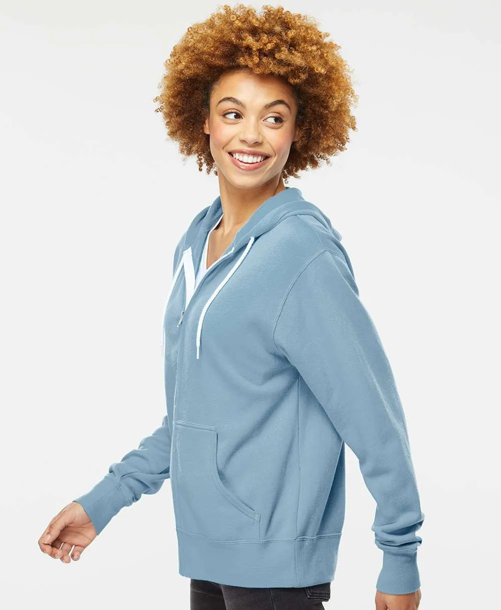 Independent Trading Co. Lightweight Full-Zip Hooded Sweatshirt