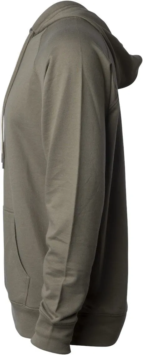 Independent Trading Co. Lightweight Loopback Terry Hooded Pullover