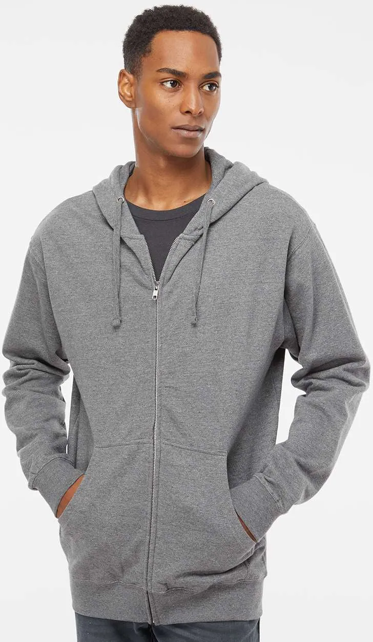 Independent Trading Co. Midweight Full-Zip Hooded Sweatshirt