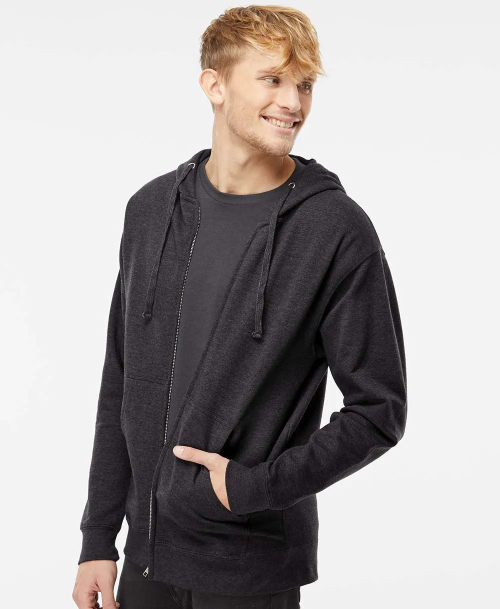 Independent Trading Co. Midweight Full-Zip Hooded Sweatshirt