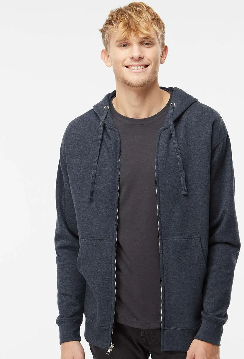 Independent Trading Co. Midweight Full-Zip Hooded Sweatshirt