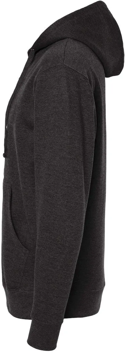 Independent Trading Co. Midweight Full-Zip Hooded Sweatshirt