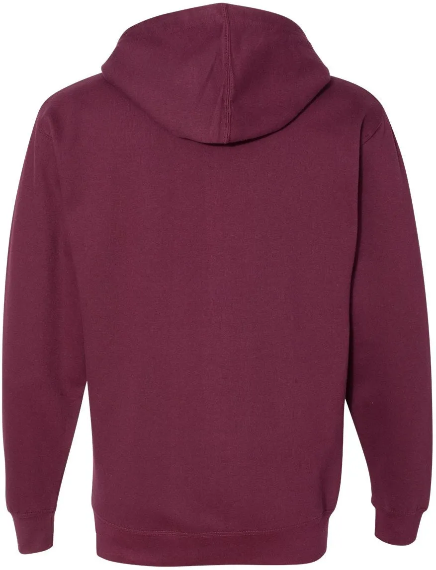 Independent Trading Co. Midweight Full-Zip Hooded Sweatshirt