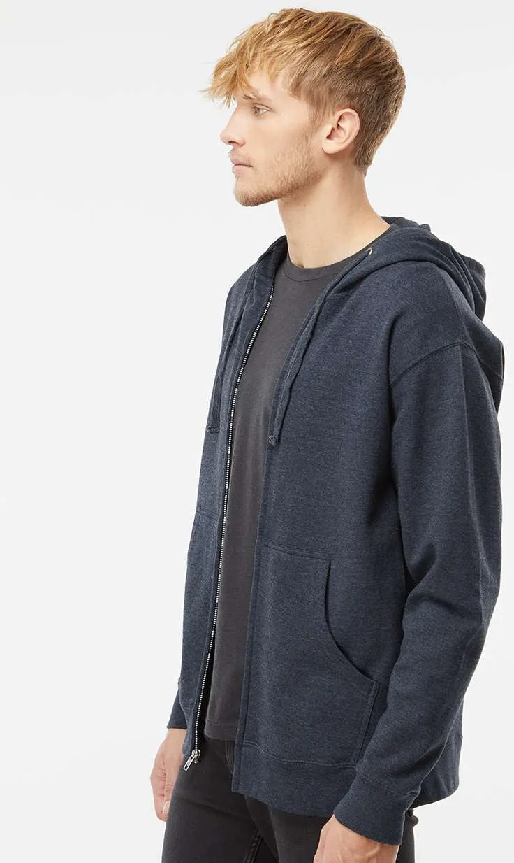Independent Trading Co. Midweight Full-Zip Hooded Sweatshirt