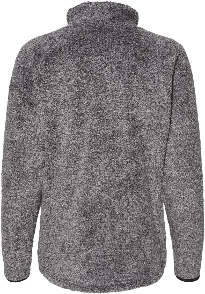J. America Ladies Boundary Shag Frosty Sherpa Full-Zip