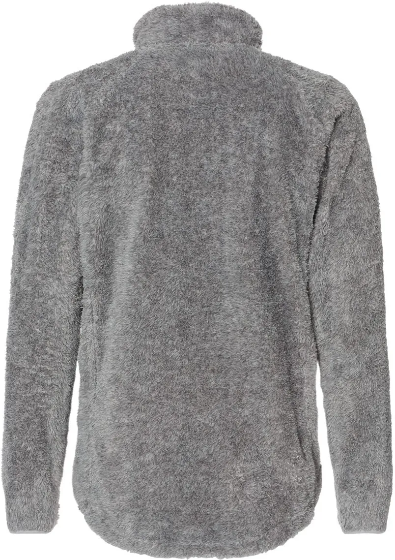 J. America Ladies Boundary Shag Frosty Sherpa Full-Zip