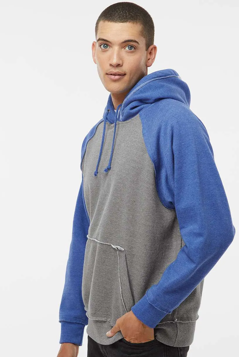 J America Vintage Heather Hooded Sweatshirt