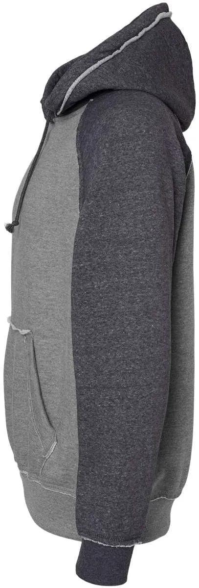 J America Vintage Heather Hooded Sweatshirt