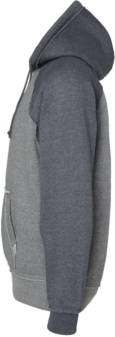 J America Vintage Heather Hooded Sweatshirt
