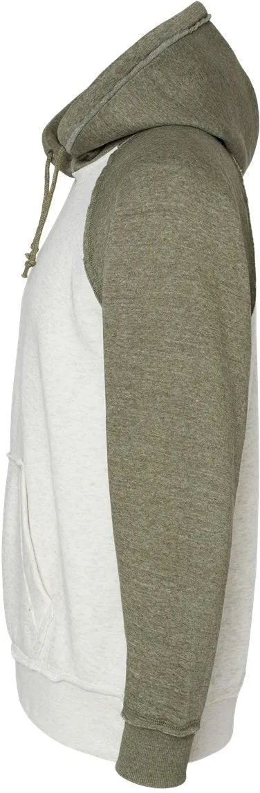 J America Vintage Heather Hooded Sweatshirt
