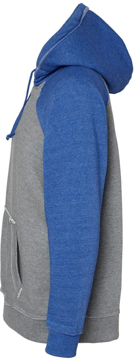 J America Vintage Heather Hooded Sweatshirt