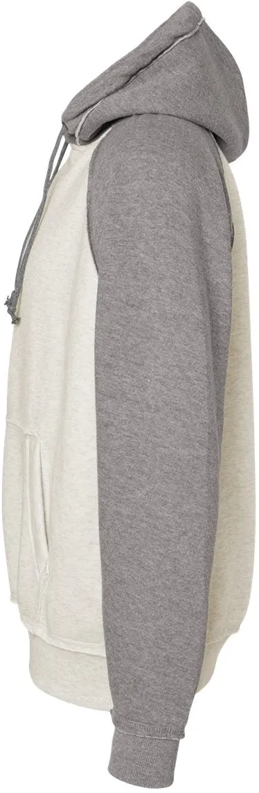 J America Vintage Heather Hooded Sweatshirt