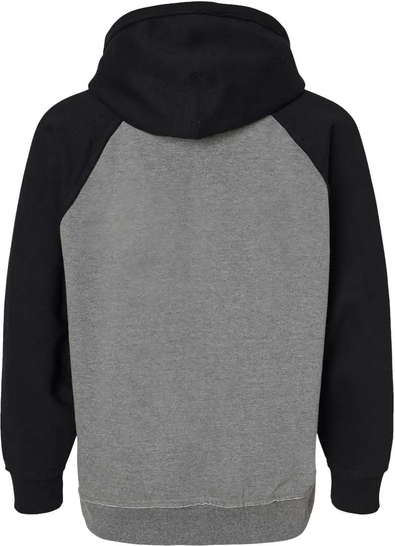 J America Vintage Heather Hooded Sweatshirt