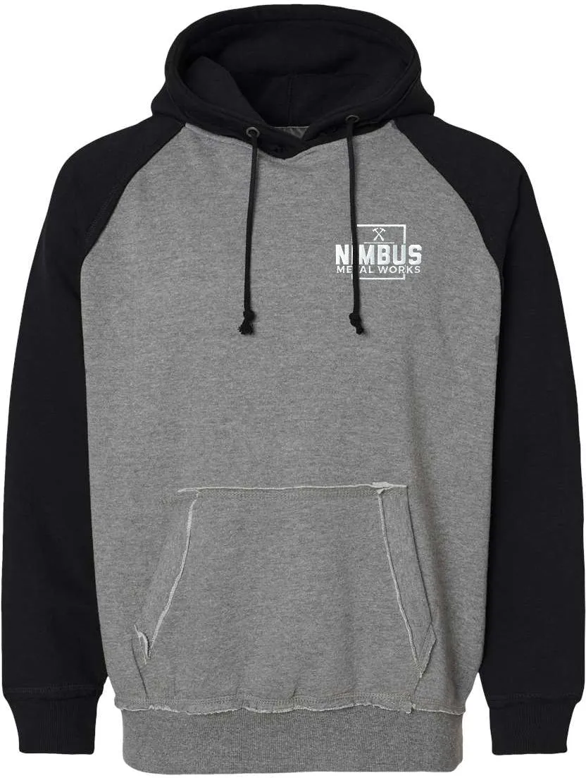 J America Vintage Heather Hooded Sweatshirt
