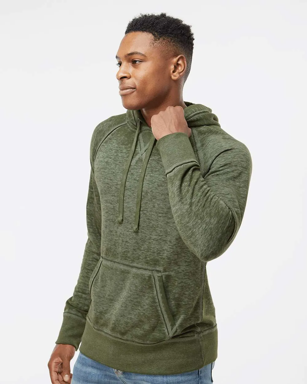 J America Vintage Zen Fleece Hooded Sweatshirt