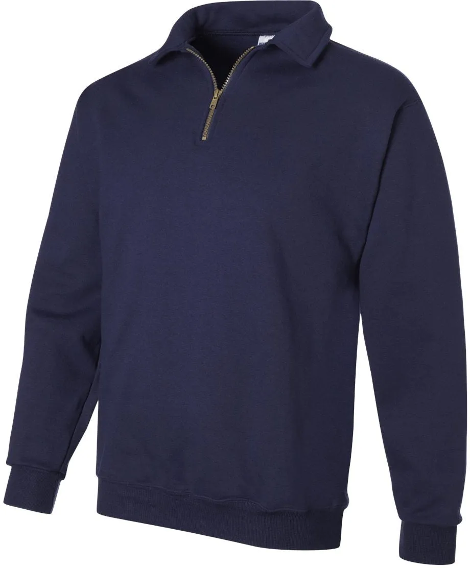 Jerzees Super Sweats NuBlend Quarter-Zip Cadet Collar Sweatshirt