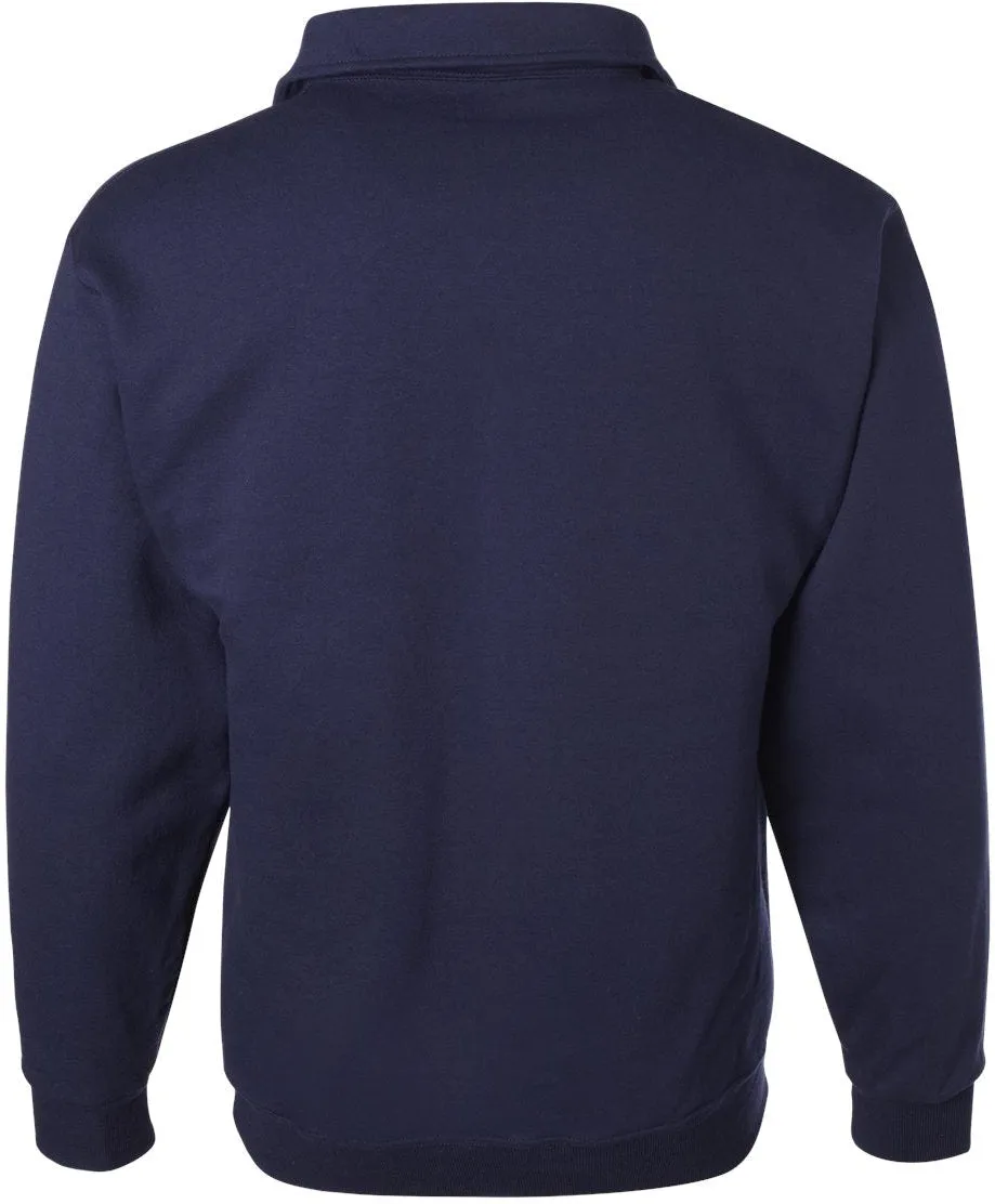 Jerzees Super Sweats NuBlend Quarter-Zip Cadet Collar Sweatshirt