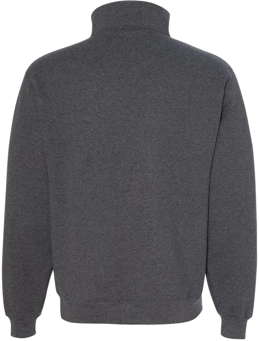 Jerzees Super Sweats NuBlend Quarter-Zip Cadet Collar Sweatshirt