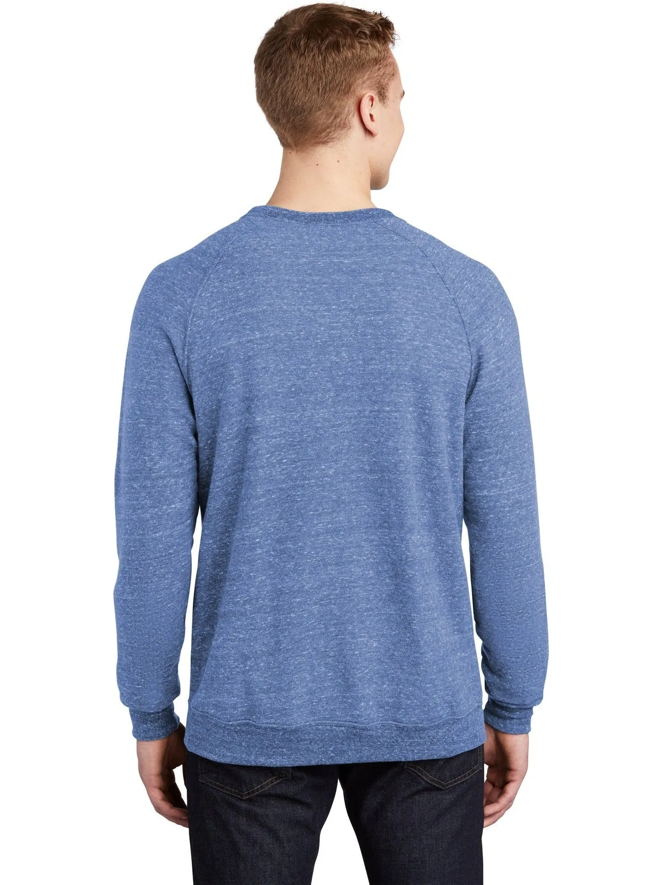 JerzeesSnow Heather French Terry Raglan Crew